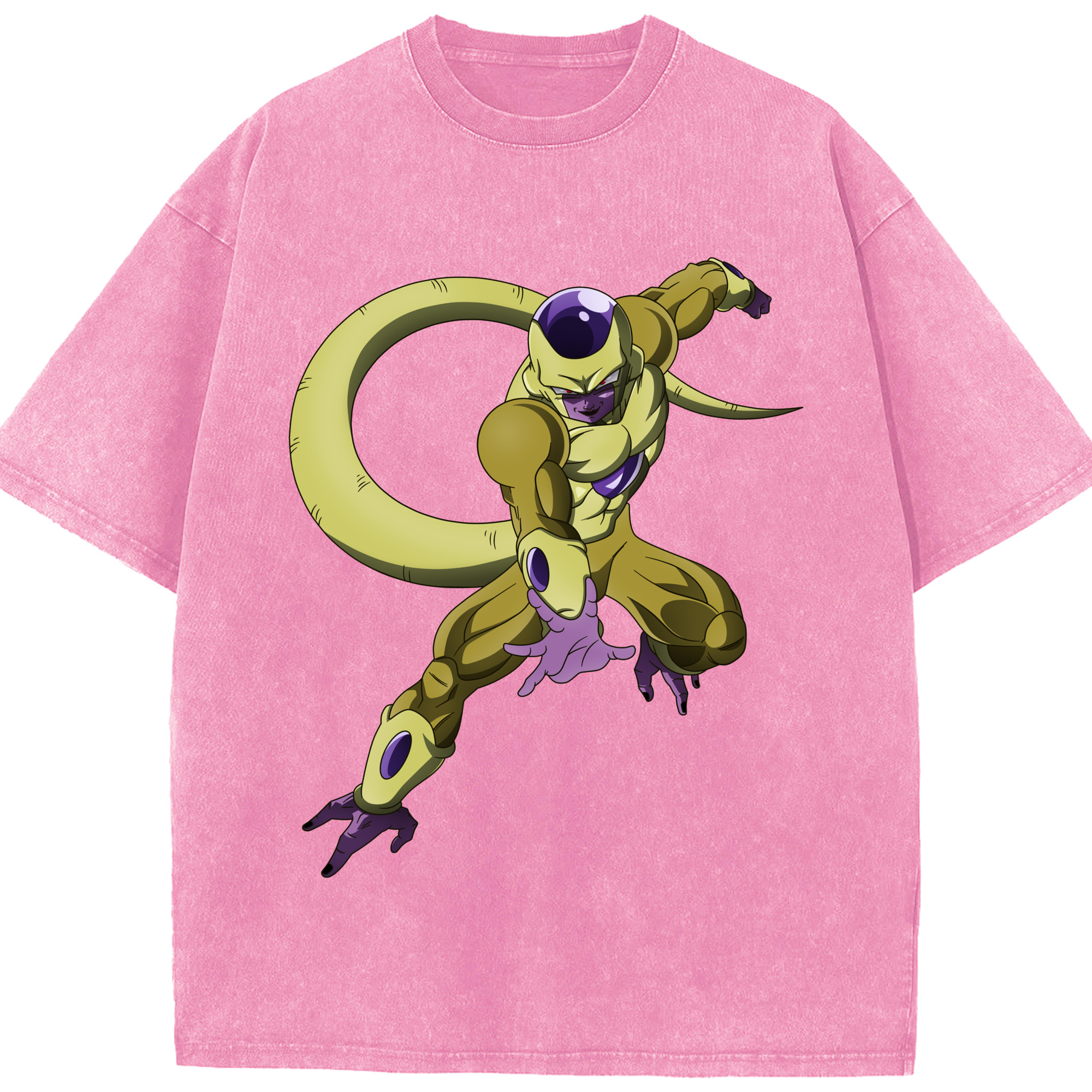 （画像用） ドラゴンボール フリーザ DRAGON BALL Frieza 綿100% ヴィンテージ風 半袖Tシャツ（フロントプリント）